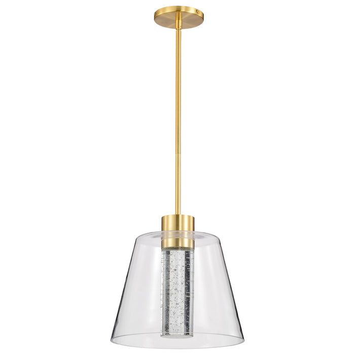 Nuvo Lighting 62-2182 LED Pendant, Brushed Brass