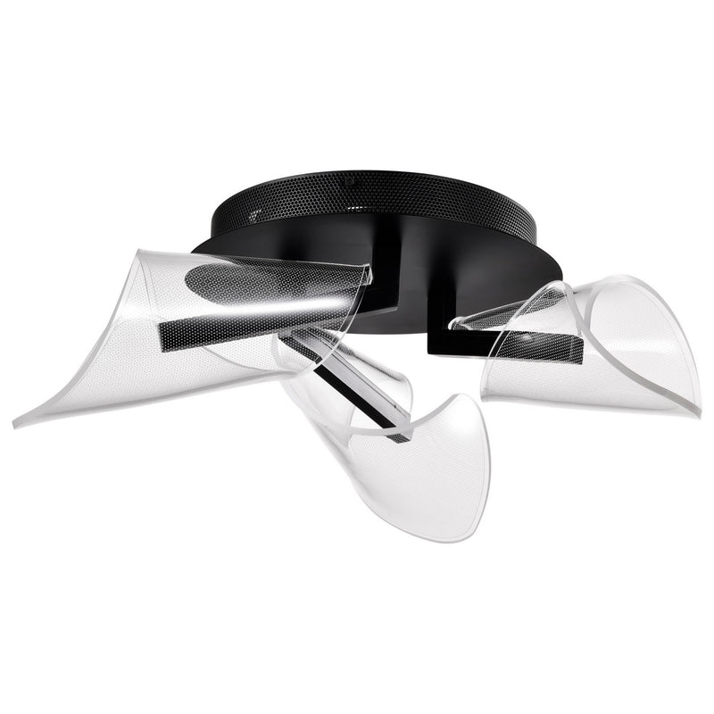 Nuvo Lighting 62-2284 LED Flush Mount, Matte Black