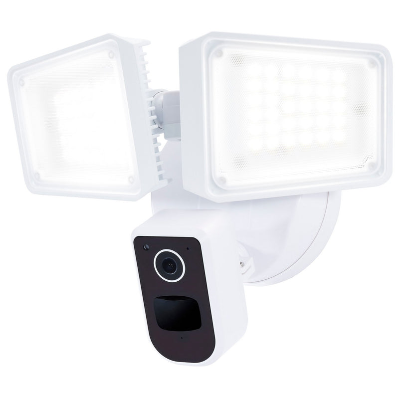 Nuvo Lighting 65-920 LED Outdoor Security Light with Camera, White