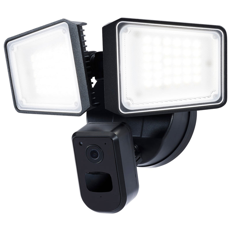 Nuvo Lighting 65-921 LED Outdoor Security Light with Camera, Black