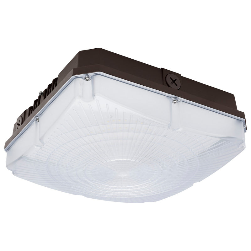 Nuvo Lighting 65-981 LED Field Selectable Canopy Fixture, Bronze