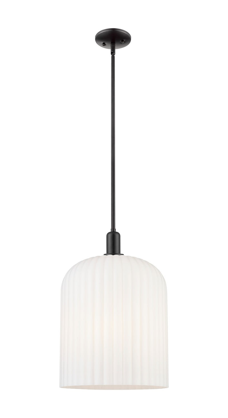 Innovations 716-3S-BK-G559-12GWH One Light Pendant, Matte Black