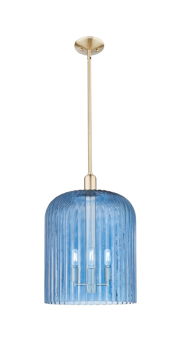 Innovations 716-3S-CB-G559-12BL One Light Pendant, Champagne Bronze