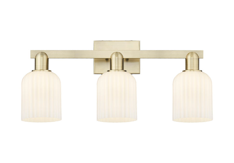 Innovations 716-3W-AB-G559-5GWH Three Light Bath Vanity, Antique Brass