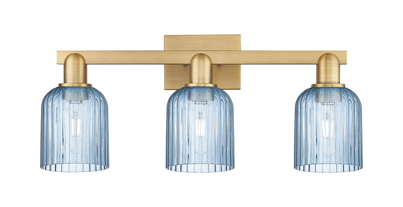 Innovations 716-3W-BB-G559-5BL Three Light Bath Vanity, Brushed Brass