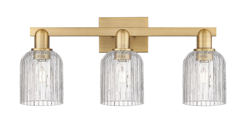 Innovations 716-3W-BB-G559-5CL Three Light Bath Vanity, Brushed Brass