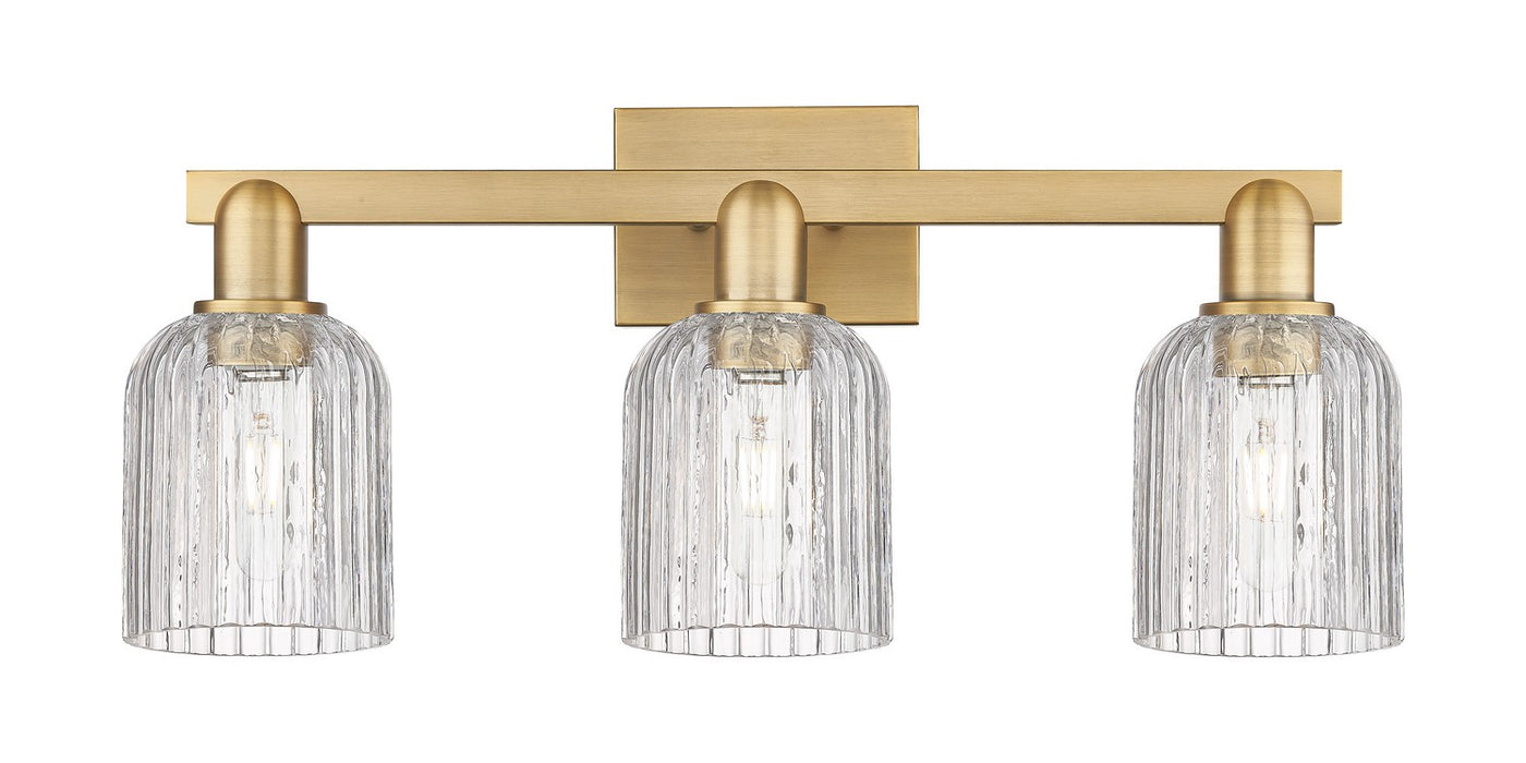 Innovations 716-3W-BB-G559-5CL Three Light Bath Vanity, Brushed Brass