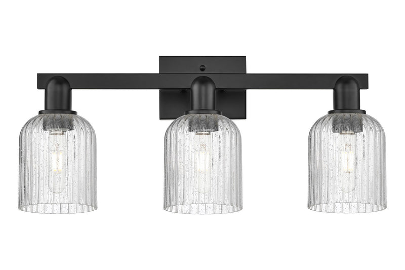 Innovations 716-3W-BK-G559-5SDY Three Light Bath Vanity, Matte Black