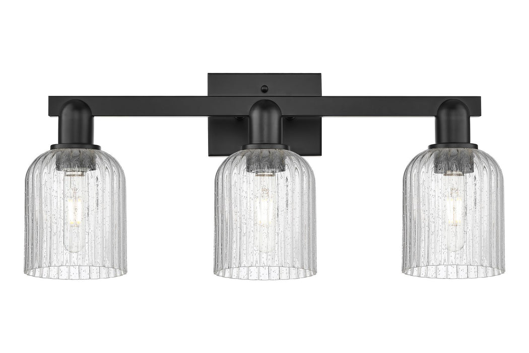 Innovations 716-3W-BK-G559-5SDY Three Light Bath Vanity, Matte Black