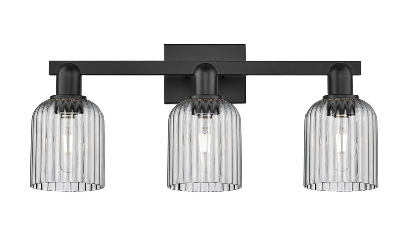 Innovations 716-3W-BK-G559-5SM Three Light Bath Vanity, Matte Black