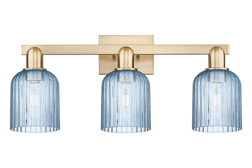 Innovations 716-3W-CB-G559-5BL Three Light Bath Vanity, Champagne Bronze