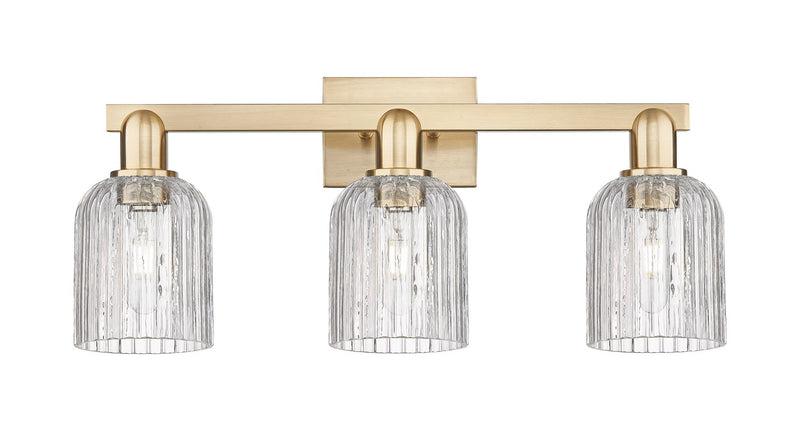 Innovations 716-3W-CB-G559-5CL Three Light Bath Vanity, Champagne Bronze