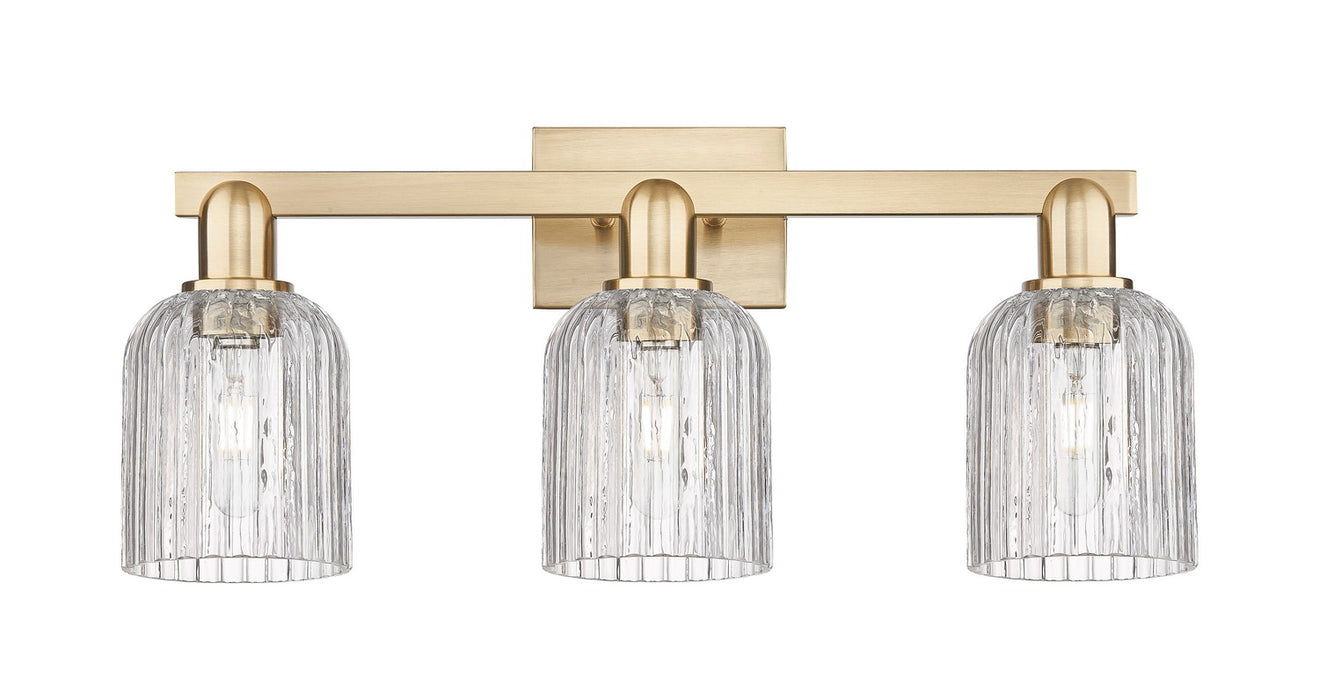 Innovations 716-3W-CB-G559-5CL Three Light Bath Vanity, Champagne Bronze