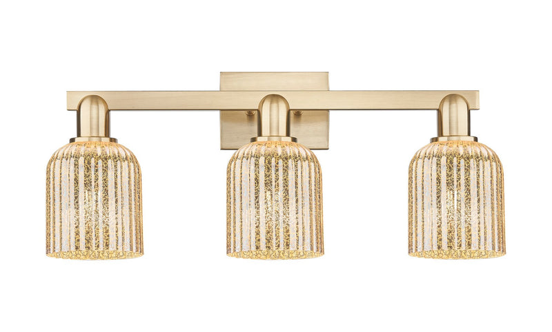 Innovations 716-3W-CB-G559-5ME Three Light Bath Vanity, Champagne Bronze