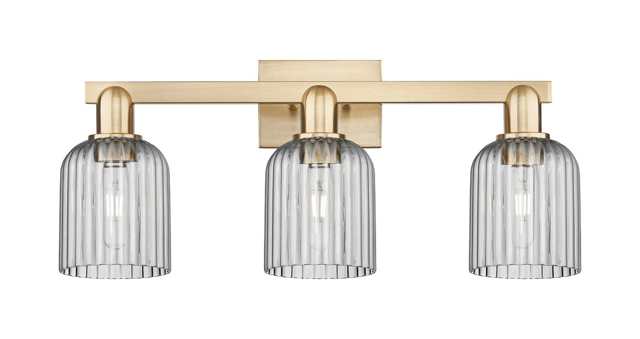 Innovations 716-3W-CB-G559-5SM Three Light Bath Vanity, Champagne Bronze