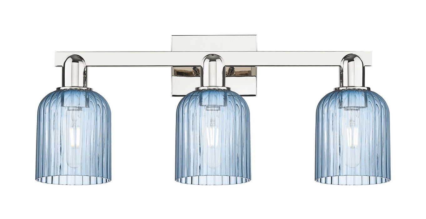 Innovations 716-3W-PN-G559-5BL Three Light Bath Vanity, Polished Nickel