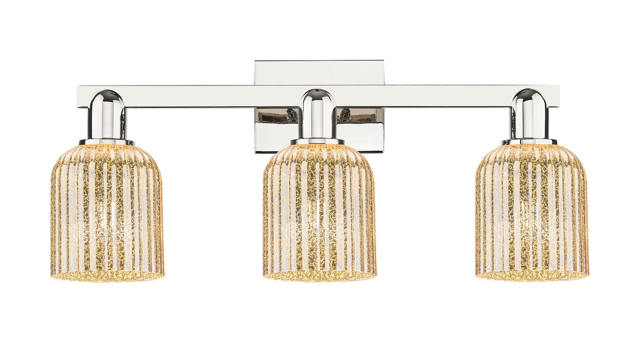 Innovations 716-3W-PN-G559-5ME Three Light Bath Vanity, Polished Nickel