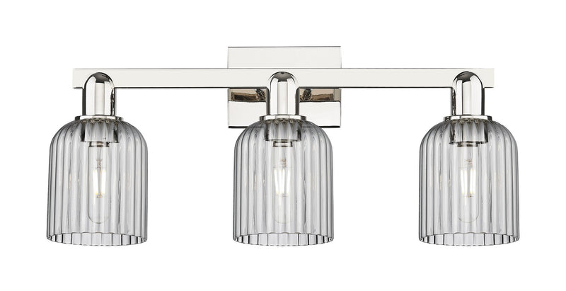 Innovations 716-3W-PN-G559-5SM Three Light Bath Vanity, Polished Nickel