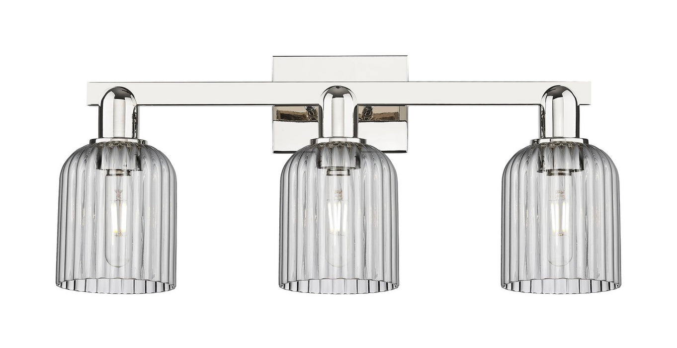 Innovations 716-3W-PN-G559-5SM Three Light Bath Vanity, Polished Nickel