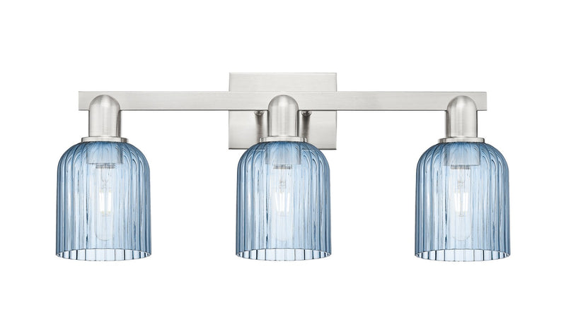 Innovations 716-3W-SN-G559-5BL Three Light Bath Vanity, Brushed Satin Nickel
