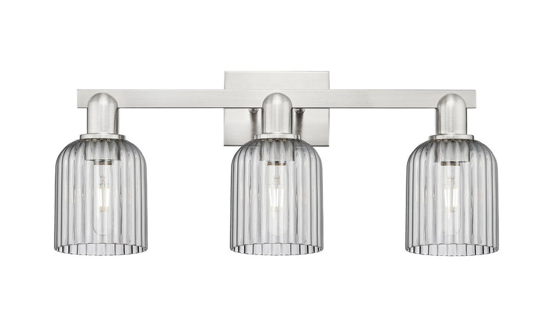 Innovations 716-3W-SN-G559-5SM Three Light Bath Vanity, Brushed Satin Nickel