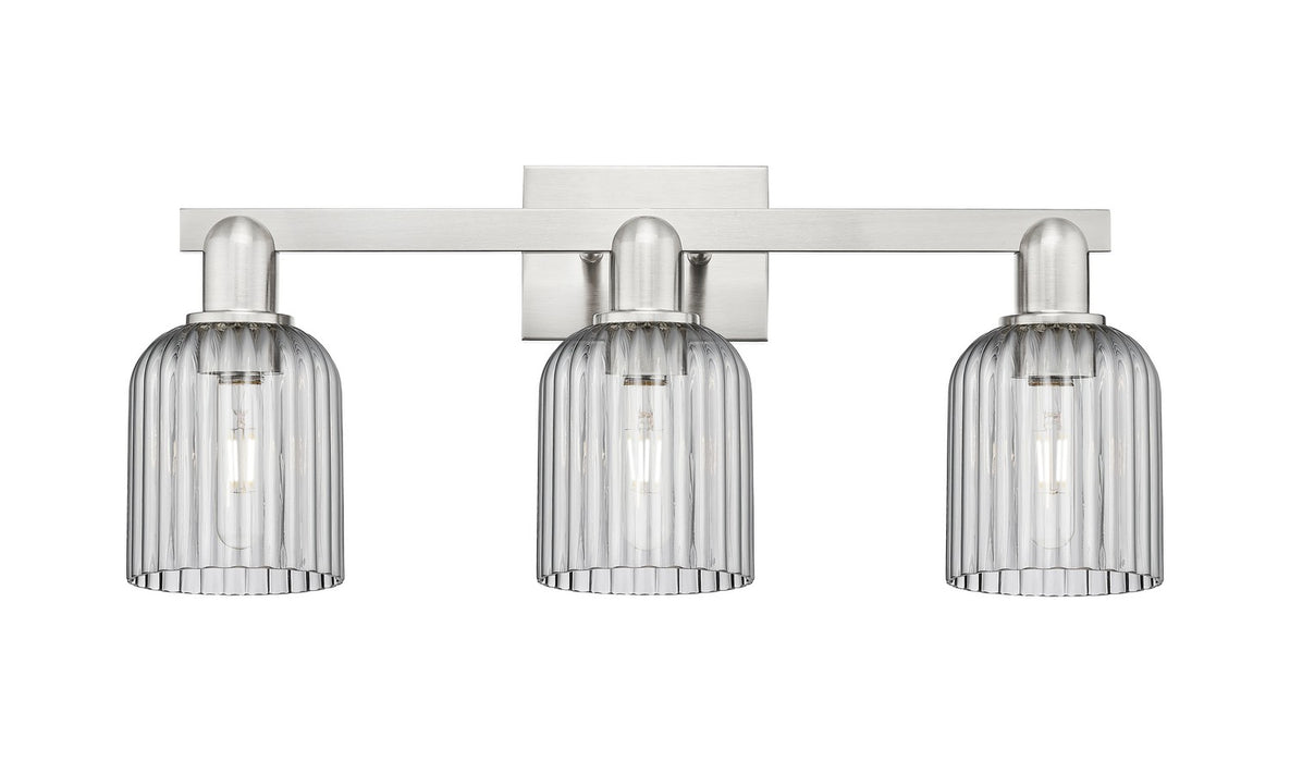 Innovations 716-3W-SN-G559-5SM Three Light Bath Vanity, Brushed Satin Nickel