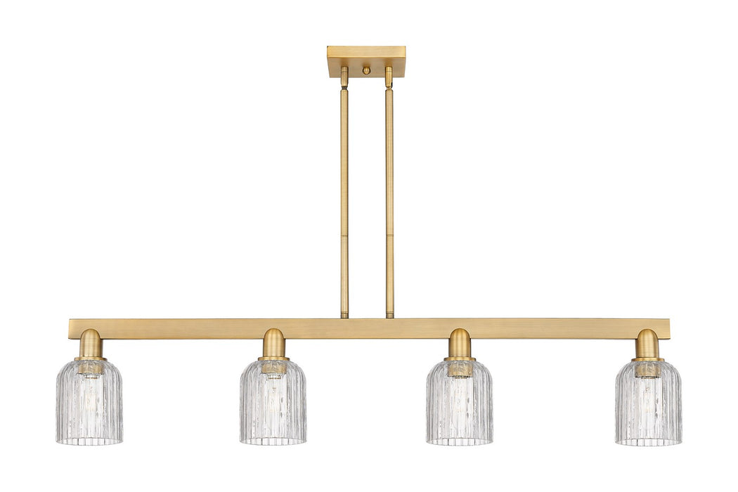 Innovations 716-4I-BB-G559-5CL Four Light Island Pendant, Brushed Brass
