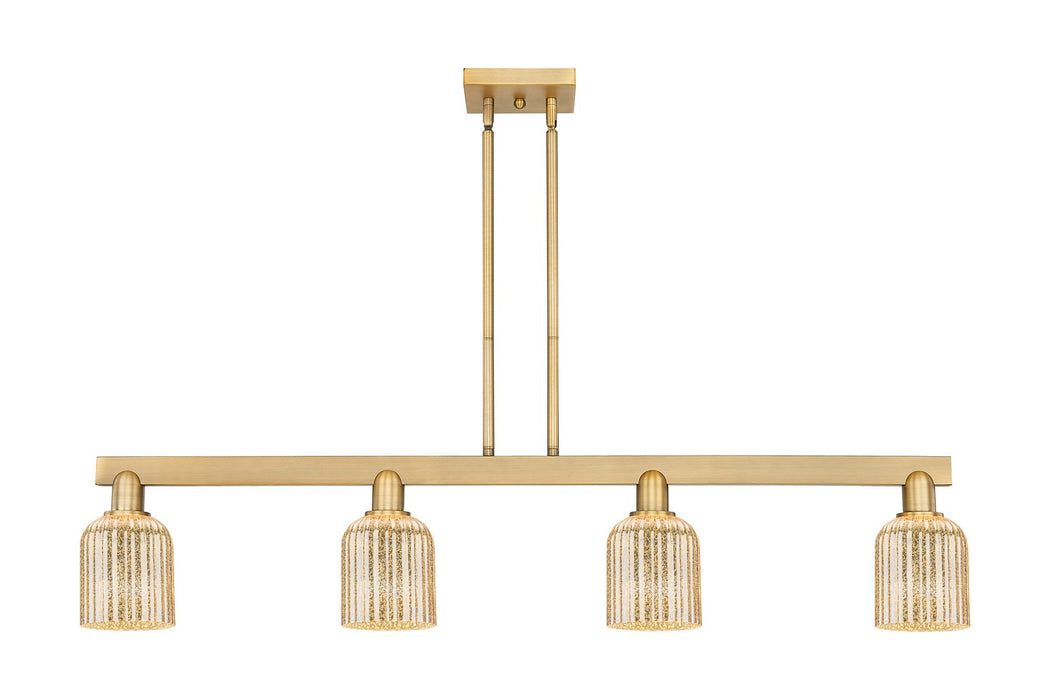 Innovations 716-4I-BB-G559-5ME Four Light Island Pendant, Brushed Brass