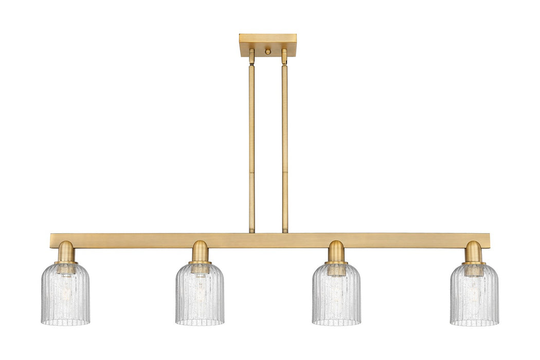Innovations 716-4I-BB-G559-5SDY Four Light Island Pendant, Brushed Brass