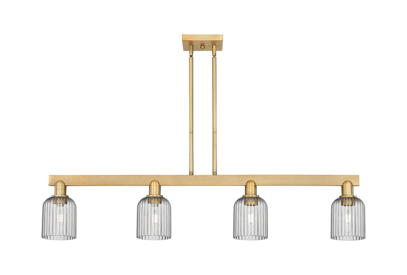 Innovations 716-4I-BB-G559-5SM Four Light Island Pendant, Brushed Brass