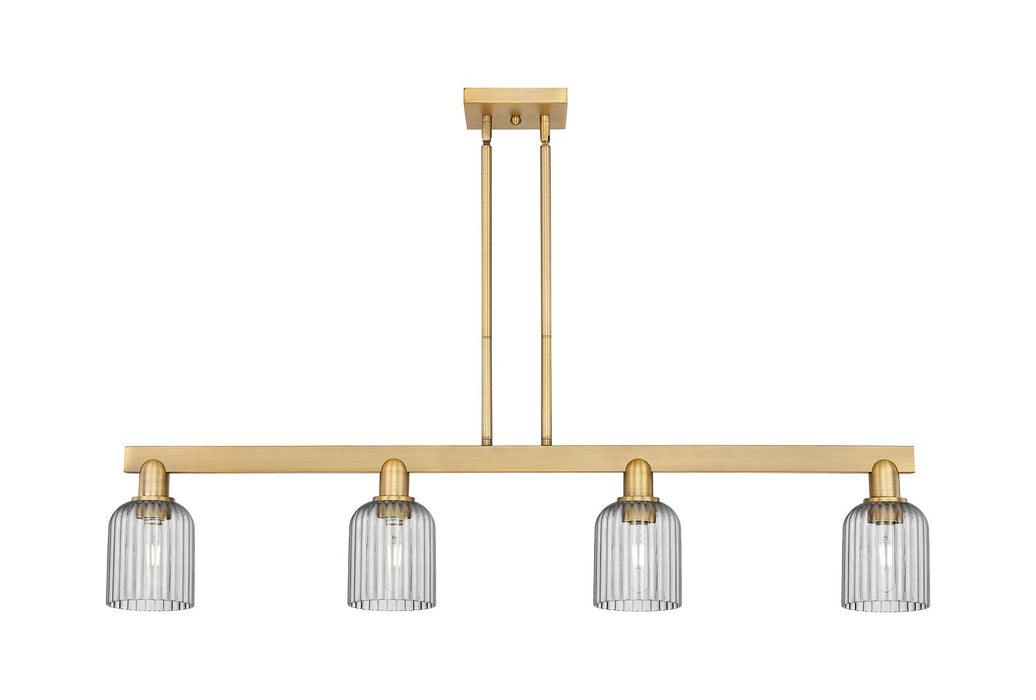Innovations 716-4I-BB-G559-5SM Four Light Island Pendant, Brushed Brass