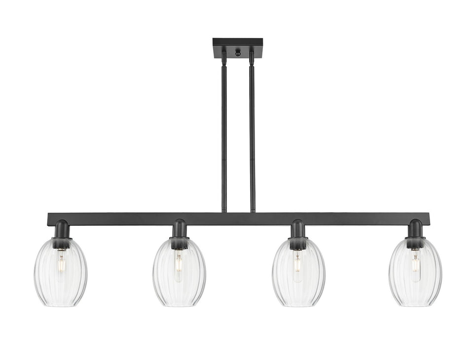 Innovations 716-4I-BK-G459-6CL Four Light Island Pendant, Matte Black