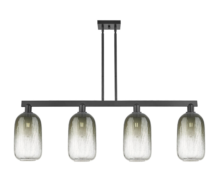 Innovations 716-4I-BK-G482-7SL Four Light Island Pendant, Matte Black