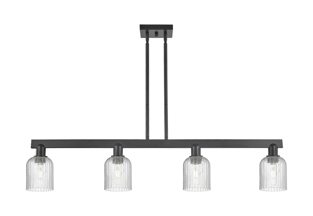 Innovations 716-4I-BK-G559-5CL Four Light Island Pendant, Matte Black