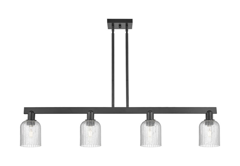 Innovations 716-4I-BK-G559-5SDY Four Light Island Pendant, Matte Black