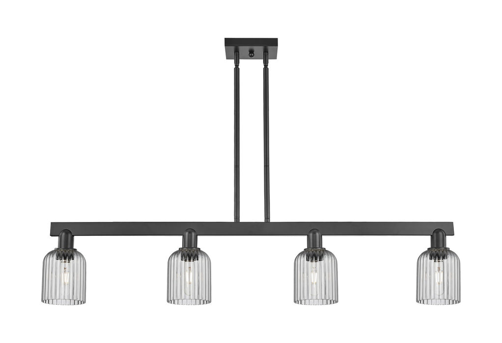 Innovations 716-4I-BK-G559-5SM Four Light Island Pendant, Matte Black