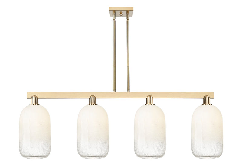 Innovations 716-4I-CB-G482-7OP Four Light Island Pendant, Champagne Bronze