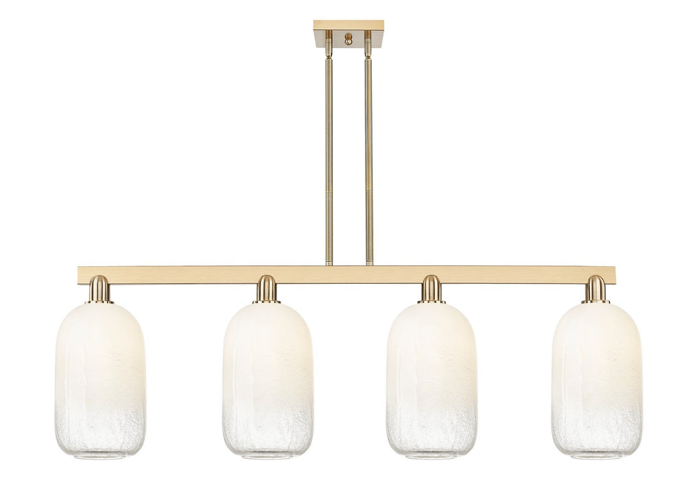 Innovations 716-4I-CB-G482-7OP Four Light Island Pendant, Champagne Bronze