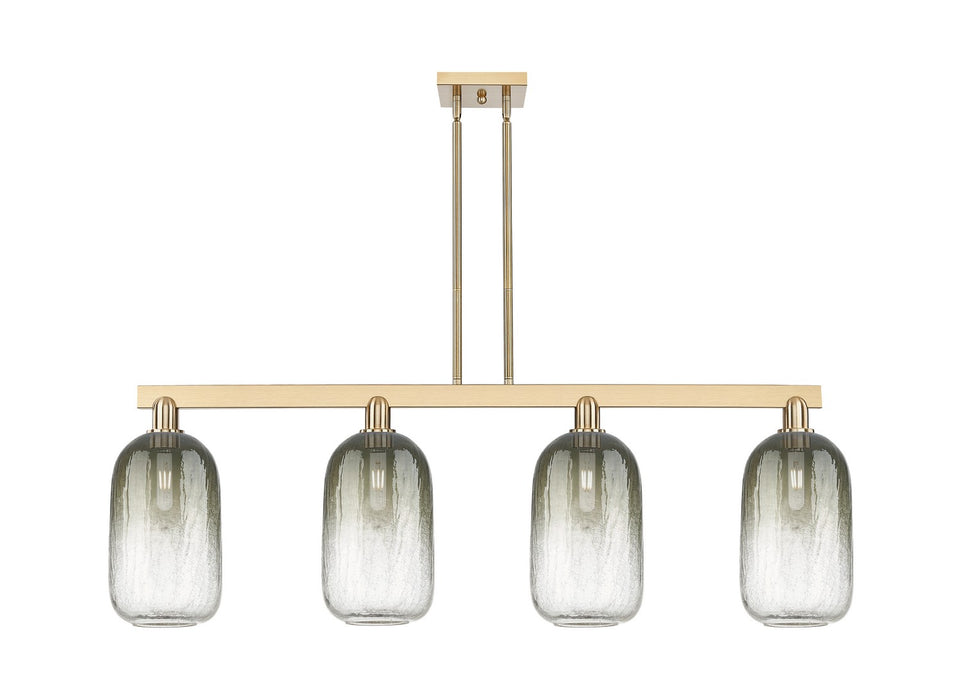 Innovations 716-4I-CB-G482-7SL Four Light Island Pendant, Champagne Bronze