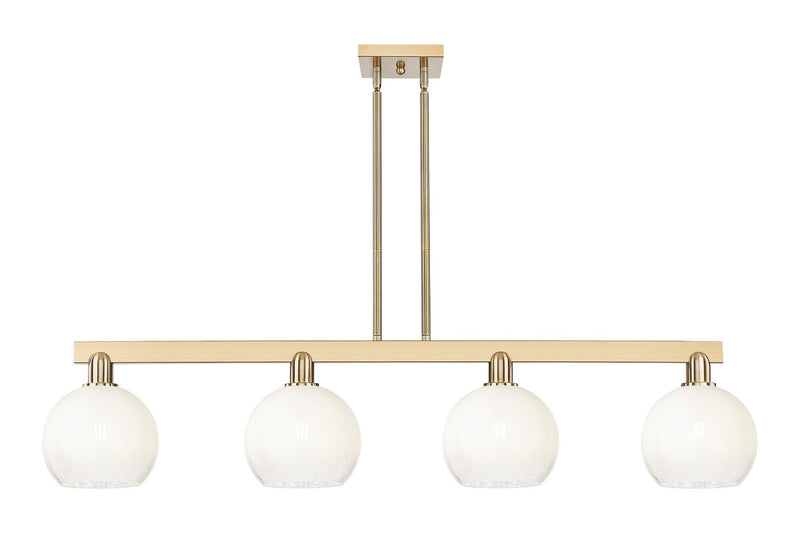 Innovations 716-4I-CB-G483-8OP Four Light Island Pendant, Champagne Bronze