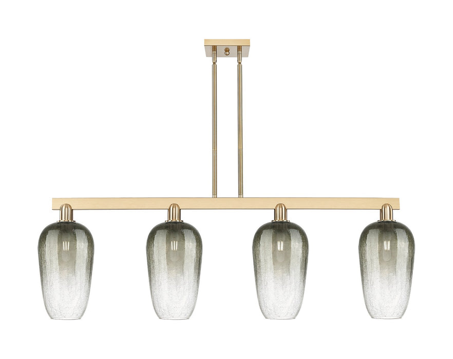 Innovations 716-4I-CB-G484-7SL Four Light Island Pendant, Champagne Bronze