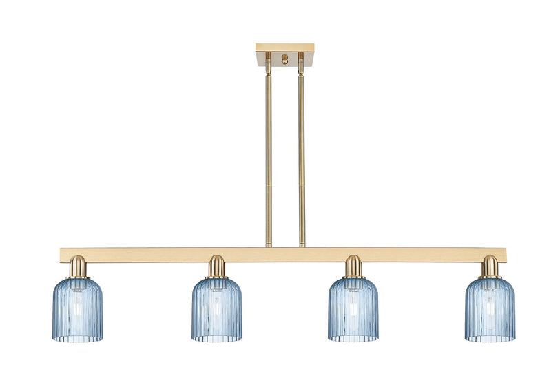 Innovations 716-4I-CB-G559-5BL Four Light Island Pendant, Champagne Bronze