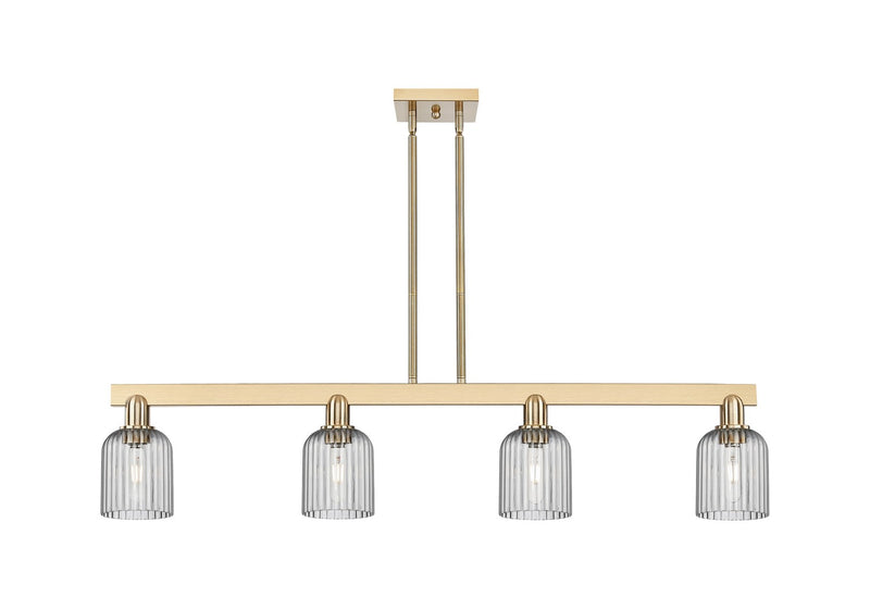 Innovations 716-4I-CB-G559-5SM Four Light Island Pendant, Champagne Bronze