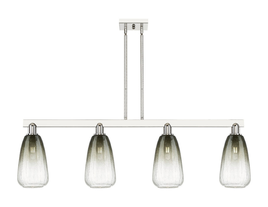 Innovations 716-4I-PN-G480-6SL Four Light Island Pendant, Polished Nickel