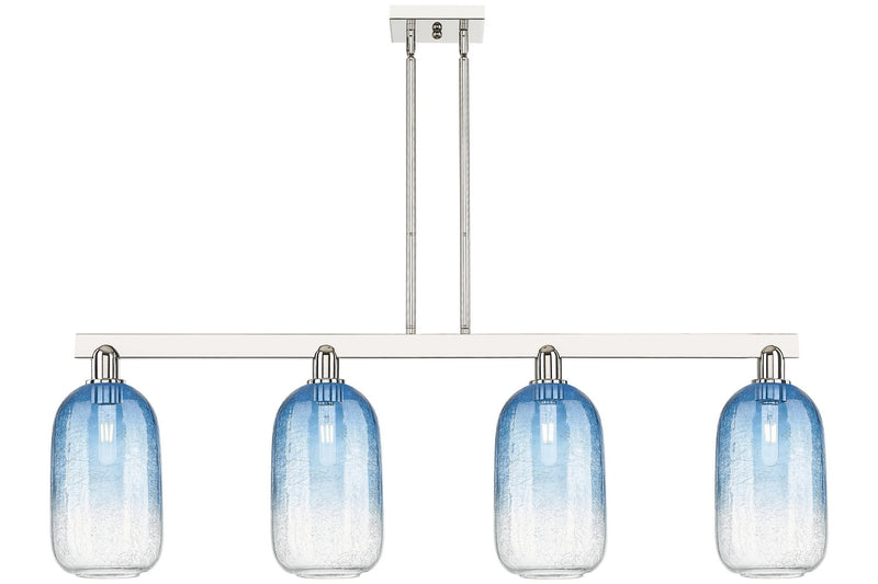 Innovations 716-4I-PN-G482-7SB Four Light Island Pendant, Polished Nickel