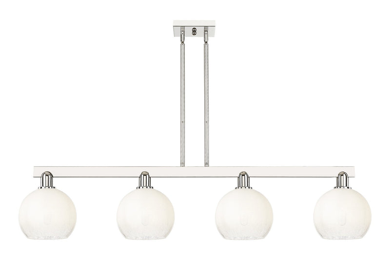 Innovations 716-4I-PN-G483-8OP Four Light Island Pendant, Polished Nickel