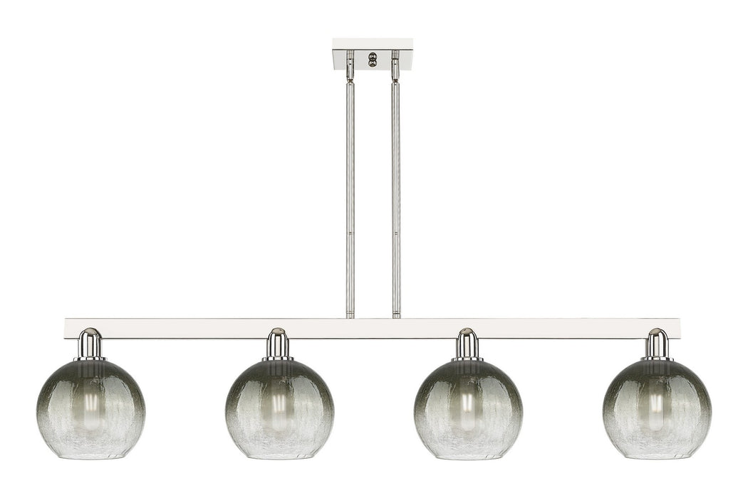 Innovations 716-4I-PN-G483-8SL Four Light Island Pendant, Polished Nickel