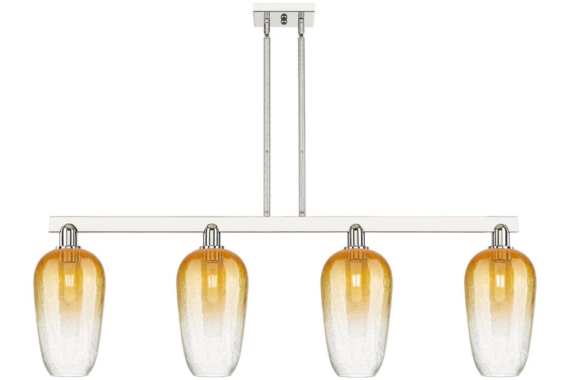 Innovations 716-4I-PN-G484-7AM Four Light Island Pendant, Polished Nickel