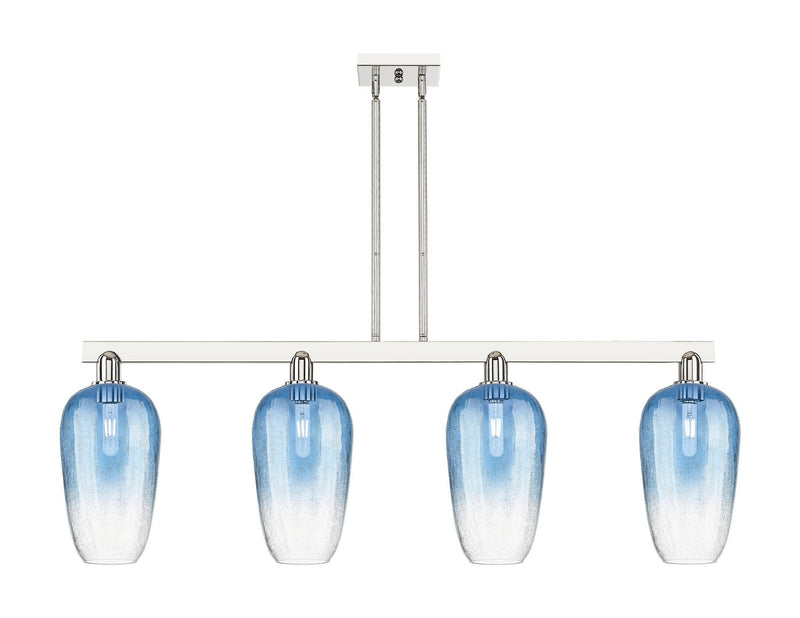 Innovations 716-4I-PN-G484-7SB Four Light Island Pendant, Polished Nickel
