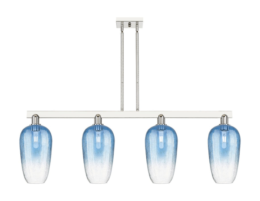 Innovations 716-4I-PN-G484-7SB Four Light Island Pendant, Polished Nickel